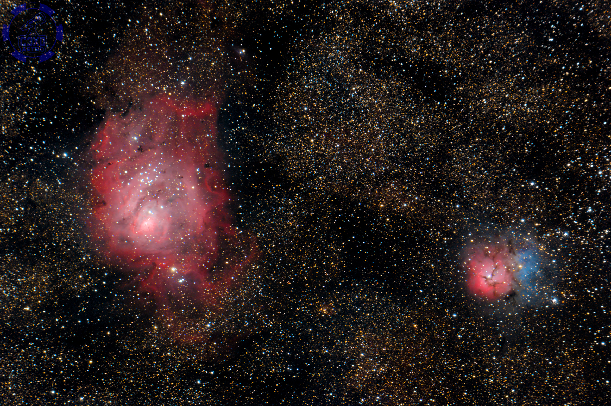 Lagoon & Trifid Nebulas