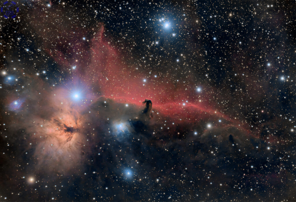 NGC 2023/IC 434 — Flame/Horsehead Nebula